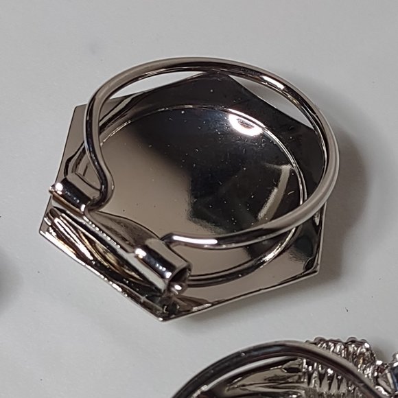 Lot Of 6 Lightweight Metal Scarf Clips - Picture 12 of 16